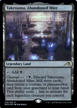Takenuma, Abandoned Mire FOIL Kamigawa: Neon Dynasty Magic MTG NM - Image 1