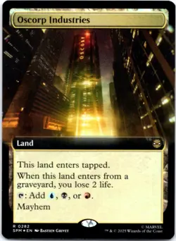 Oscorp Industries (Extended Art) (Foil) Marvel's Spider-Man, 282 NM - Image 1