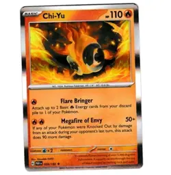 Chi-Yu 029/182 Holo Rare Pokemon Paradox Rift LP - Image 1
