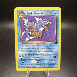2000 Pokemon TCG Team Rocket Dark Gyarados 25/82 Non Holo Rare WOTC - LP-NM - Image 1