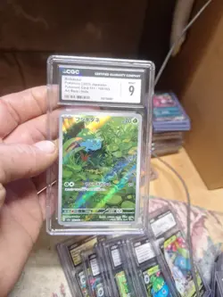 [CGC 9] Bulbasaur 166/165 Sv2a: Pokemon Card 151 Holo (Japanese) - Image 1