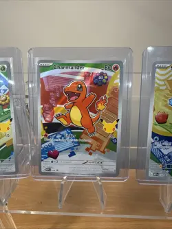 Pokemon First Partner Set Bulbasaur Charmander Squirtle 037 038 039 NM - Image 3
