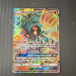 The Pokemon Company Marshadow GX Ultra Rare Holo SM Burning Shadows 80/147 - Image 1