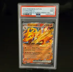 Pokemon Charizard ex 161 SVP Scarlet & Violet Promo Holo EX PSA 9 2024 - Image 1