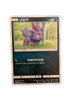 Pokemon TCG: S&M Tag Team GX All Stars - JAPANESE COMMON Zorua 78/173 - Image 1