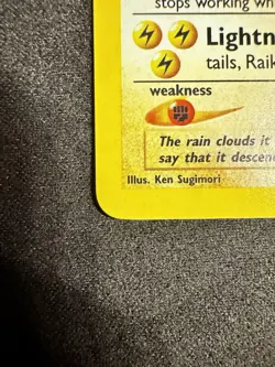 Pokemon Raikou 1st Edition Holo Rare Neo Revelation 13/64 Ken Sugimori - Image 2
