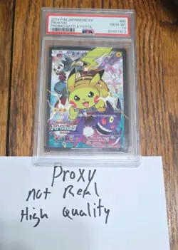 see pics gift 10 Pokemon Card Pikachu 090/XY-P Promo Battle Festa 2014 Event JP - Image 1