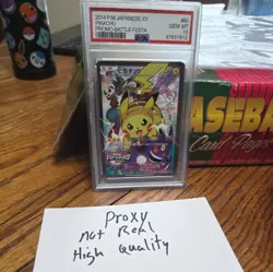 see pics gift 10 Pokemon Card Pikachu 090/XY-P Promo Battle Festa 2014 Event JP - Image 3