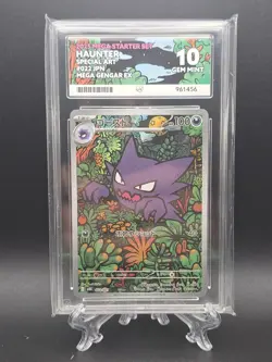 Pokemon TCG Haunter 022/021 - Gengar ex Mega Start Set - ACE 10 - GEM MINT - Image 1