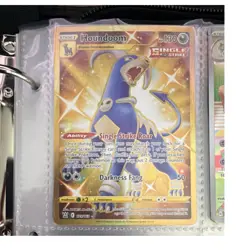 Pokemon Houndoom Secret Rare Full Art Single Strike Holo 179/163 Battle Styles - Image 1