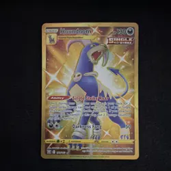 Pokemon Houndoom Secret Rare Full Art Single Strike Holo 179/163 Battle Styles - Image 3