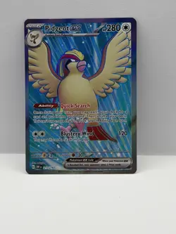 Pokemon TCG- Pidgeot Ex 217/297 Obsidian Flames Special Illustration Rare Holo - Image 1