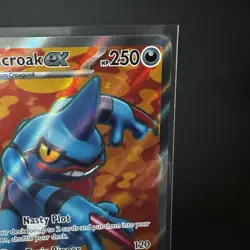 Pokemon Toxicroak ex 232/198 Scarlet & Violet Ultra Rare Full Art Holo NM - Image 3