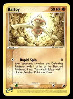 Baltoy 32/100 Uncommon EX Sandstorm Pokemon LP - Image 1