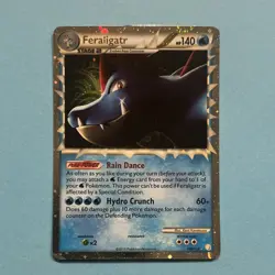 Pokemon Feraligatr Prime Ultra Rare Holo 140 HP Heartgold & Soulsilver 108/123 - Image 1