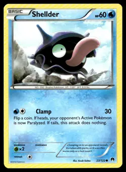 Shellder (23) XY - BREAKpoint 23/122 MP Pokemon TCG | Buy 1 Get 2 Free - Image 1