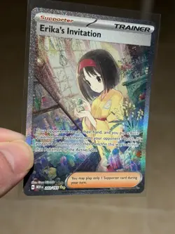 Erika's Invitation 203/165 SIR - Pokemon 151 - Special Illustration Rare NM Holo - Image 1