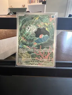 Pokemon TCG Clamperl Destined Rivals 195/182 Illustration Rare NM - Image 1