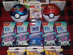 (14×) Pokemon SEALED LOT- Series 1/Prismatic BB/Pokeball/Tin/Knockout/S. Sparks - Image 3