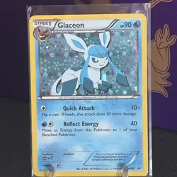 2013 Pokemon BW Black Star Promos Glaceon #BW90 LP - Image 1