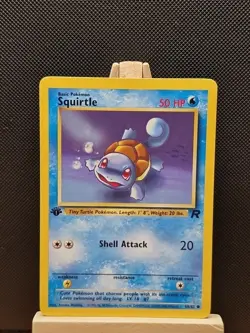 Pokemon 2000 WOTC 1st Edition Team Rocket Squirtle 68/82 - Near Mint - Image 1