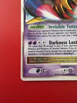 Giratina LV.X Pokemon Promo Diamond & Pearl Black Star Promo DP38 - Image 4