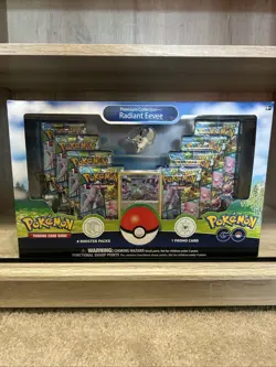 Pokemon GO Radiant Eevee Premium Collection Box New Sealed 820650850523 - Image 1