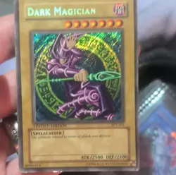 Yu-Gi-Oh! Dark Magician BPT-001 2002 Collectors Tin Secret Rare Foil LE Eng - Image 1