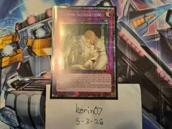 Yu-Gi-Oh! Solemn Accusation Starlight Rare IN HAND QUICK SHIPPING 1ST ED BLZD - Image 1