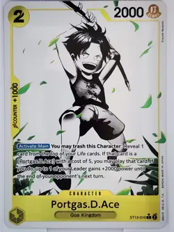 Portgas.D.Ace ST13-010 (Parallel) - One Piece TCG - Foil Near-Mint English - Image 1