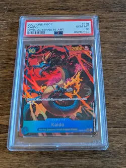 2023 One Piece Kaido Awakening Of New Era OP05-118 SEC Alt Art PSA 10 ENGLISH - Image 1