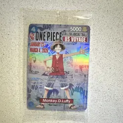 Bandai One Piece Monkey D. Luffy College Basketball US Voyage Promo P-055 - Image 1