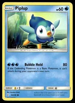 Piplup SM - Cosmic Eclipse 54/236 MP Pokemon TCG | Buy 1 Get 2 Free - Image 1