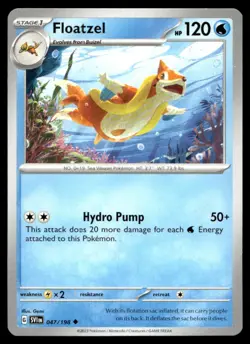Floatzel SV01: Scarlet & Violet Base Set 047/198 MP Pokemon TCG | Buy 1 Get 2 Fr - Image 1