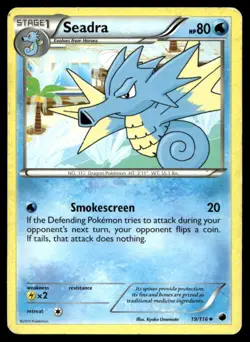 Seadra Plasma Freeze 19/116 MP Pokemon TCG | Buy 1 Get 2 Free - Image 1