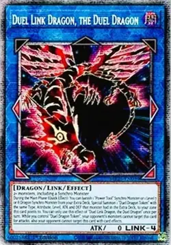 Yugioh MP25-EN039 Duel Link Dragon, the Duel Dragon Starlight Rare MINT - Image 1