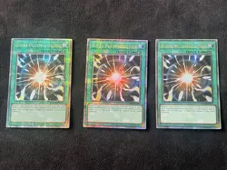 Yugioh TCG Super Polymerization (Quarter Century Secret Rare) BLMR-EN089 3x - Image 1