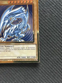 YuGiOh 2020 Blue-Eyes White Dragon MAGO-EN001 Maximum Gold NM Near Mint - Image 5