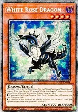 Yugioh MP25-EN038 White Rose Dragon Starlight Rare MINT - Image 1