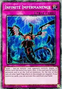 Yugioh MP25-EN032 Infinite Impermanence Starlight Rare MINT - Image 1