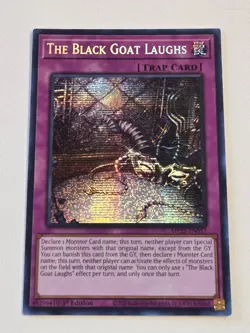 The Black Goat Laughs MP25-EN057 Secret Rare Yugioh 2025 Mega Pack PSR Mint - Image 1