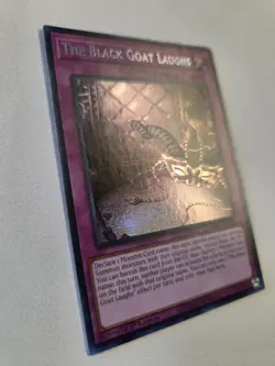 The Black Goat Laughs MP25-EN057 Secret Rare Yugioh 2025 Mega Pack PSR Mint - Image 2