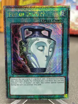 Yugioh! Pot of Duality - RA02-EN057 - Quarter Century Secret Rare - 1st Edition - Image 1