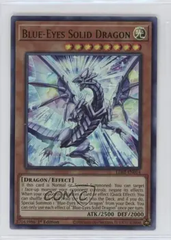 Blue-Eyes Solid Dragon Ultra Rare 1st Ed. YuGiOh Legendary Duelists: Season 2 - Image 1