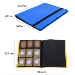 Card Binder 9 Pocket 360 Pockets Trading Card Album for Standard Cards Side Load - Image 2