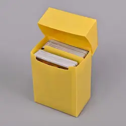1 Box Game Trading Card Box, Solid Color Card Box, Card Holder Storage Box For T - Image 2