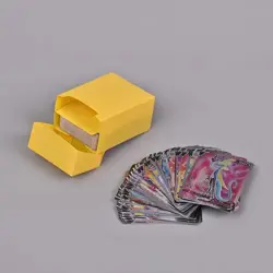 1 Box Game Trading Card Box, Solid Color Card Box, Card Holder Storage Box For T - Image 3