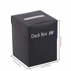 1 Box Game Trading Card Box, Solid Color Card Box, Card Holder Storage Box For T - Image 4