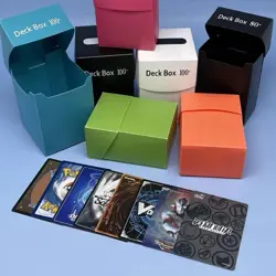 1 Box Game Trading Card Box, Solid Color Card Box, Card Holder Storage Box For T - Image 5