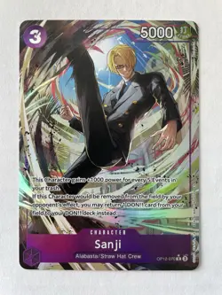 One Piece Card Game Sanji (Alternate Art) OP12-070 R English - Image 1
